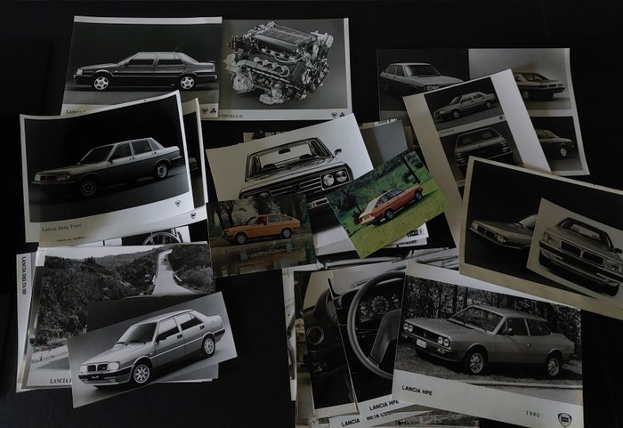 Preview of the first image of Photograph - lot de 38 photos de presse lancia - Lancia - 1980-1990.