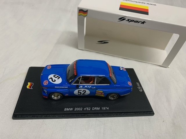 Image 2 of Spark - 1:43 - BMW 2002 No. 52 DRM 1974 - Driver: W.May - Limited 500 pcs.
