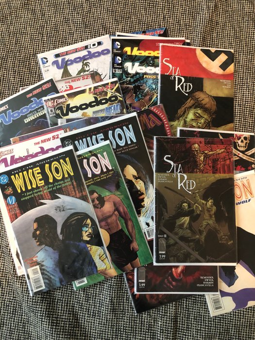 Preview of the first image of Voodoo/Enigma/Wise Son/Sea of Red - Lot of 26 DC / Vertigo / Image Comic Books - Softcover - First.
