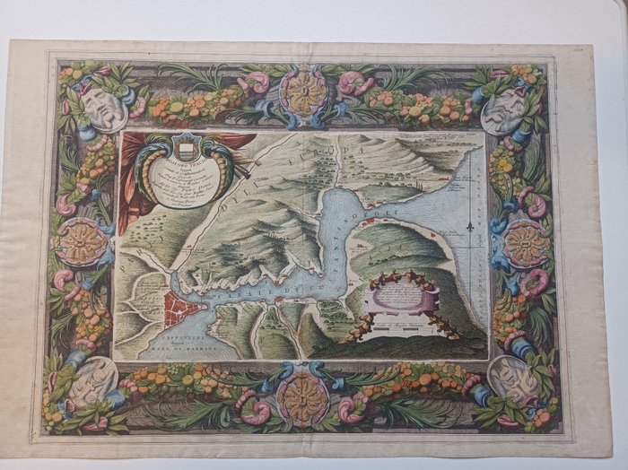 Preview of the first image of Turkey, Bosforo; Coronelli Vincenzo Maria - Bosforo Tracio Hoggidi Canale di Costantinopoli - 1697.