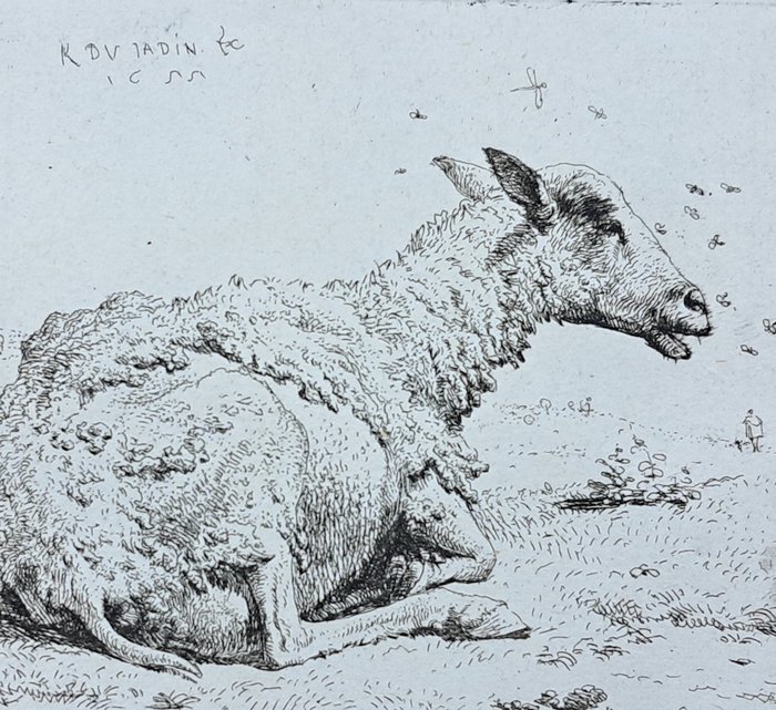 Image 2 of Karel Dujardin (c.1626-1678) - "Le pecore e le mosche"