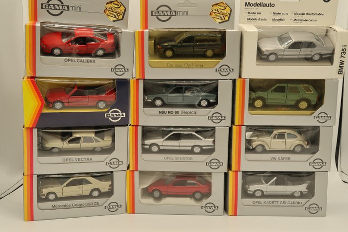 Preview of the first image of GAMA - 1:43 - 12 different German cars.