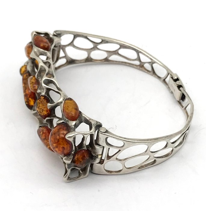 Image 3 of 925 Silver - Bracelet - Amber