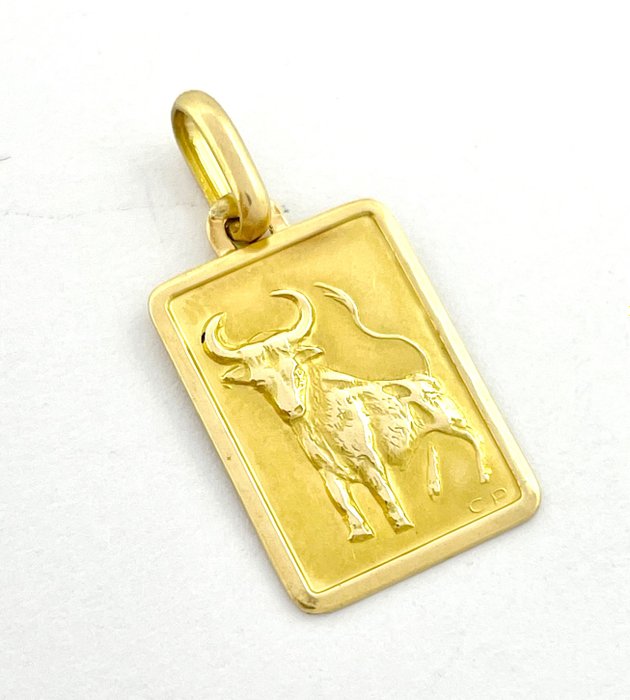 Image 3 of "NO RESERVE PRICE" Médaille - Zodiaque - Bélier - 18 kt. Yellow gold - Pendant