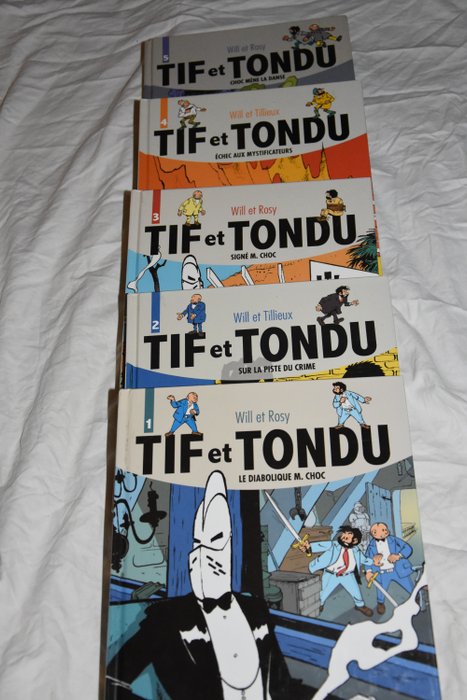 Image 2 of Tif et Tondu - Intégrale T1 à T5 - 5x C - First edition - (2007/2009)