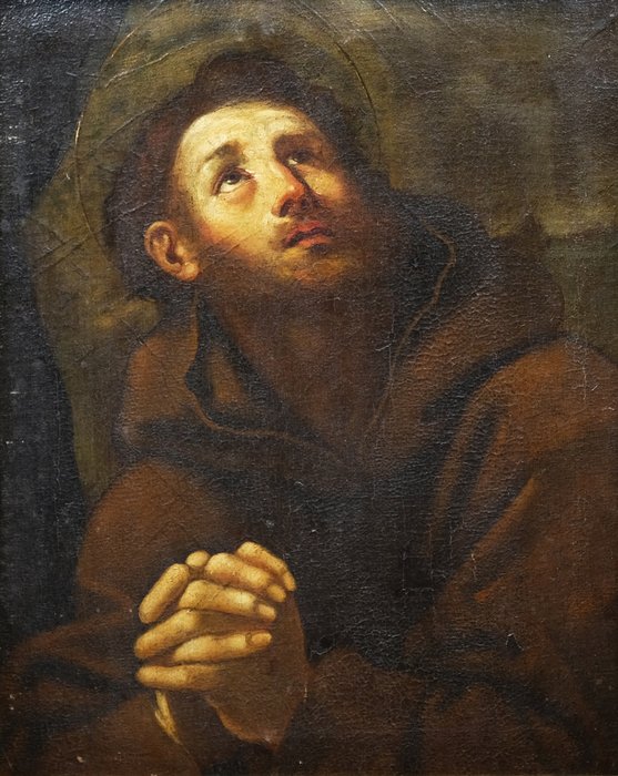 Preview of the first image of Spanish school (XIX) - Saint Francis of Assisi.