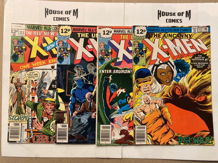 Preview of the first image of Uncanny X-Men # 111, 114, 115 & 117 Bronze Age Gems! - 1st appearance Shadow King, Mesmero and Zala.