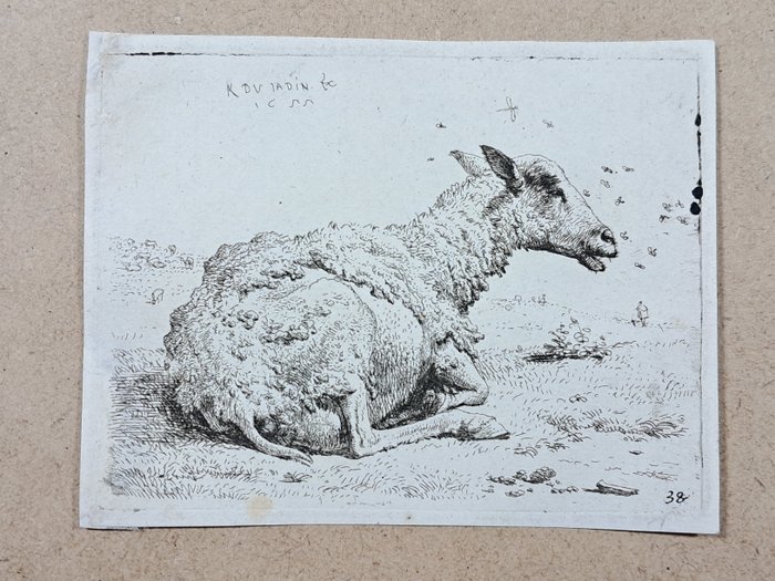 Image 3 of Karel Dujardin (c.1626-1678) - "Le pecore e le mosche"