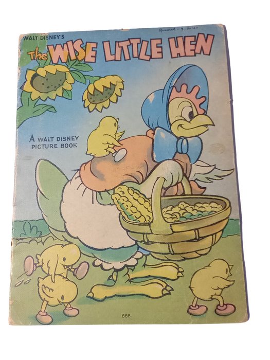 Preview of the first image of Donald Duck - The Wise Little Hen - A Walt Disney Picture Book - Softcover - First edition - (1937).
