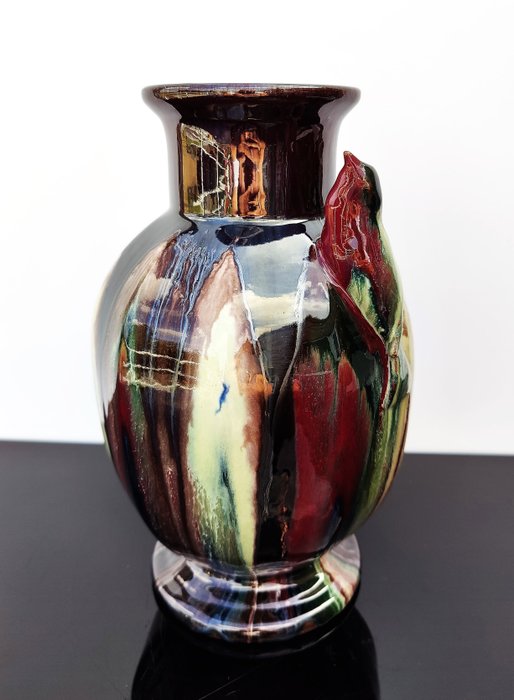 Image 2 of Art Deco vase with seated bird