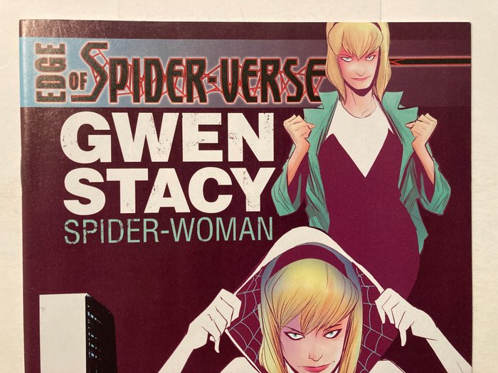 Image 2 of Edge of Spider-Verse # 2 - 1st appearance Spider-Gwen. Very High Grade - Stapled - First edition -