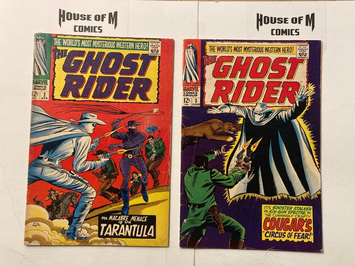 Preview of the first image of Ghost Rider # 2 & 3 Silver Age Gems! "The Macabre Menace of the Tarantula" &"Circus of Fear!" - Wes.