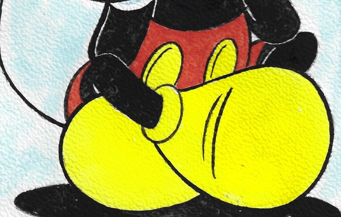 Image 3 of Mickey Mouse - Signed Original Colour Drawing by Millet