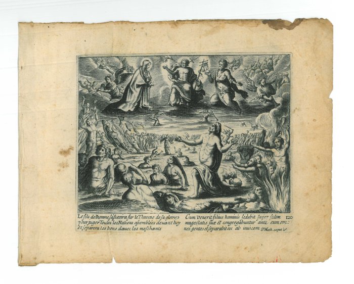 Image 2 of Gérard Jollain (?-1683) - Het Laatste Oordeel