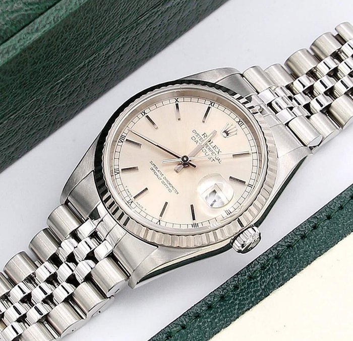 Rolex - Datejust - SIlver Dial (Circle Minutes) - 16234 - Unissexo - 1990-1999