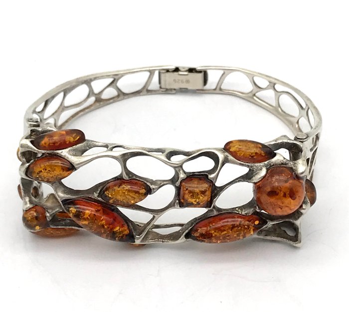 Image 2 of 925 Silver - Bracelet - Amber