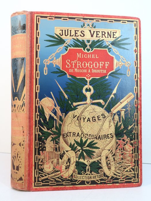 Image 2 of Jules Verne / J. Férat - Michel Strogoff [Cartonnage au globe doré ou à la Mappemonde] - 1903