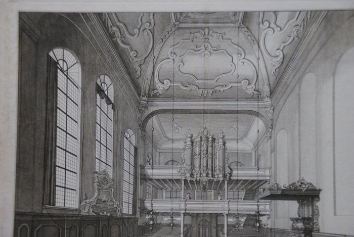 Image 3 of Noach II van der Meer (1741-1822) - Afbeelding Van De Luthersche Kerk Van Binnen Der Stad Rotterdam
