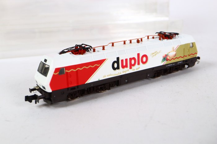 Image 2 of Arnold N - 0368 - Train set - BR 127 001-6 with two sliding wall wagons - Duplo