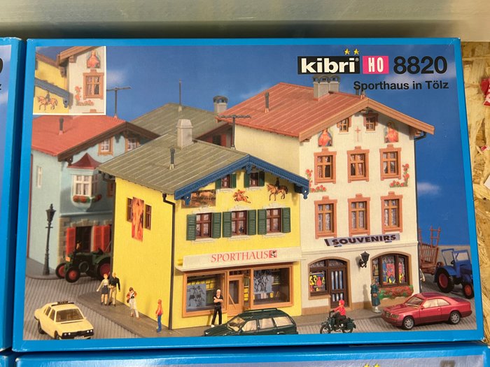 Image 3 of Kibri H0 - 8819, 8820, 8821, 8822 - Scenery - 4 Tölz houses building kits