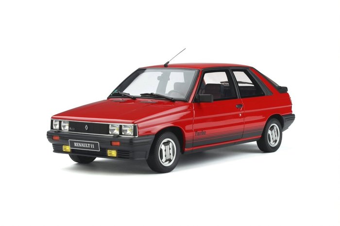 Otto Mobile 1:18 - Coche a escala - Renault 11 Turbo - 1985 - Rood