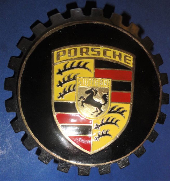 Image 2 of Emblem/mascot/badge - Porsche Radiateur Badge - Badge - 1950-1960