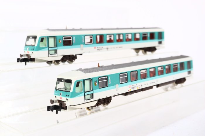 Preview of the first image of Fleischmann N - 7428 - Train unit - Two-part train set BR 628 - DB.