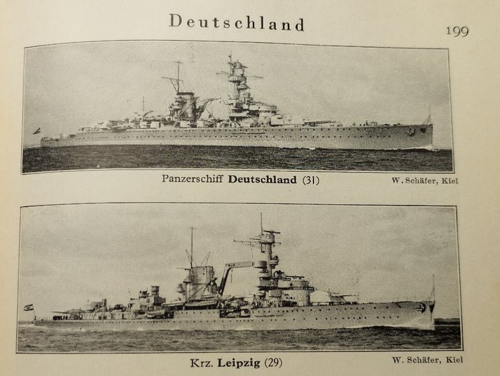 Weyer - Kriegsmarine Schiffserkennungshandbuch 1935 ''Weyers Taschenbuch'' - 1936