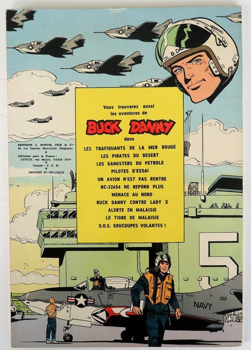 Image 3 of Buck Danny T21 + T12 - 2x B - First edition - (1954/1960)
