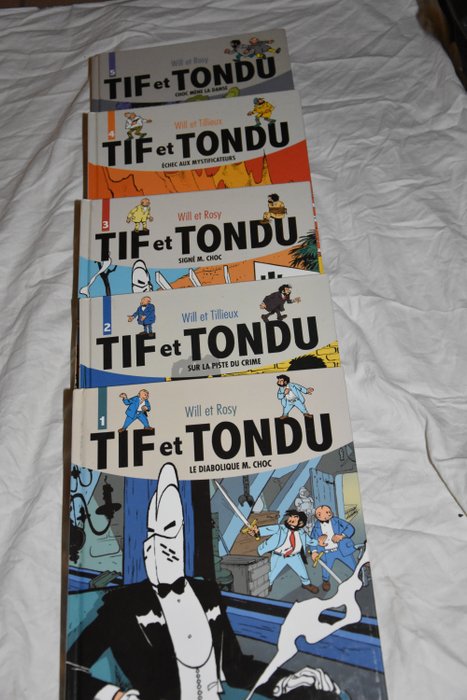 Preview of the first image of Tif et Tondu - Intégrale T1 à T5 - 5x C - First edition - (2007/2009).