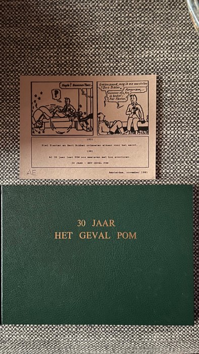 Image 2 of Piet Pienter en Bert Bibber - 30 Jaar het geval Pom - Hardcover - First edition - (1981)