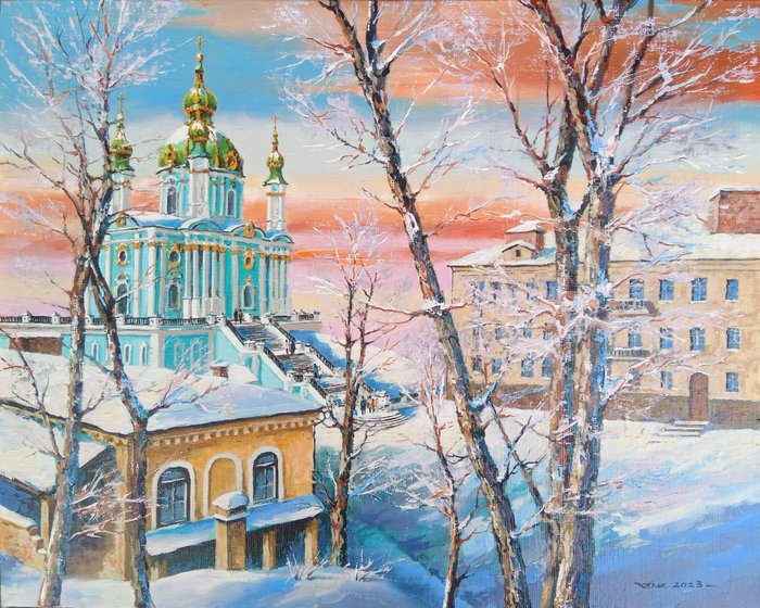 Preview of the first image of Vladimir Tarasenko (1967) - Winter landscape.