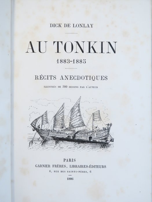 Image 3 of Dick de Lonlay - Le Tonkin 1883-1885. Récits anecdotiques - 1886