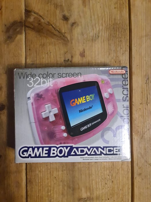 Original Gameboy Advance Pink limited Edition - Complete with manuals Sealed on 1 side, - Spelcomputer - In originele verpakking