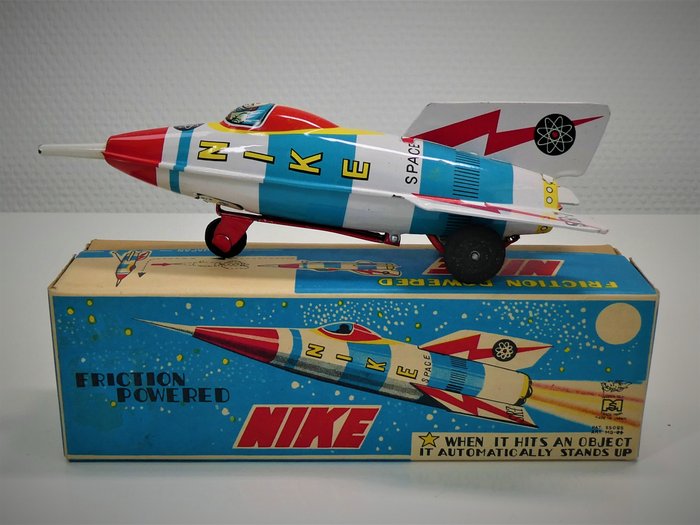 Image 2 of Masuya Toys (Japan) # - tin "NIKE SPACE ROCKET" in Original Box. - 1960-1969 - Japan