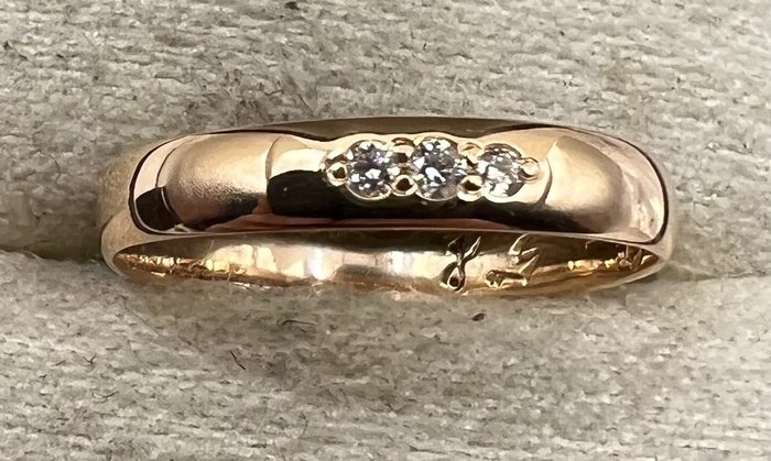 Image 3 of NO RESERVE PRICE - 18 kt. Gold - Ring - Diamonds