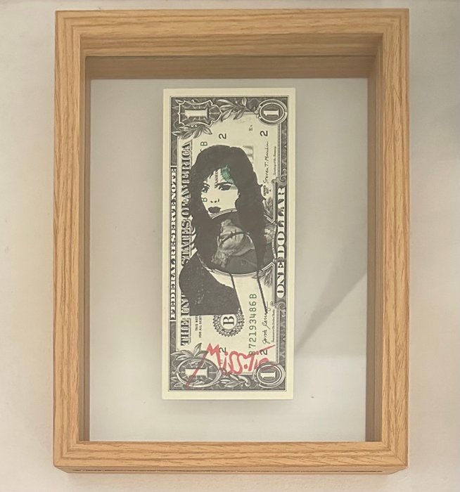 Image 2 of Miss Tic (1956) - Billet $1 américain - Charme