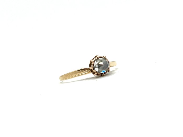 Preview of the first image of NO RESERVE - 18 kt. Pink gold - Ring - 0.95 ct Diamond.