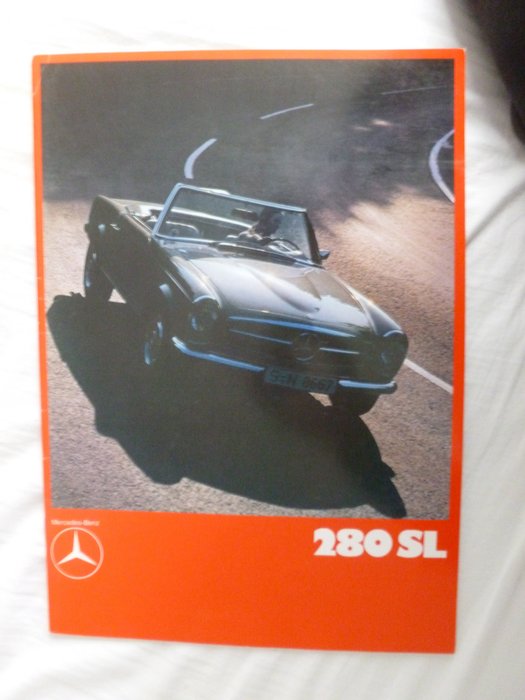 Preview of the first image of Brochures/catalogues - 28 page official Mercedes-Benz 280 SL Reprint Catalog - Mercedes-Benz - Afte.
