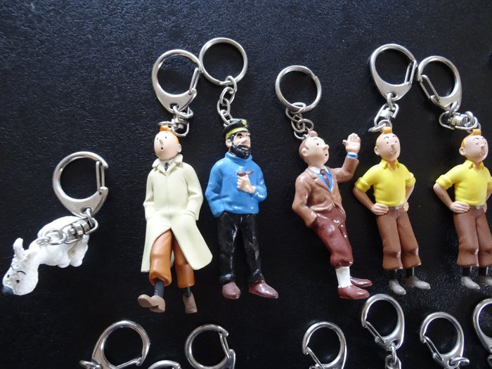 Image 2 of Tintin - Ensemble de 22 porte-clés (2012)