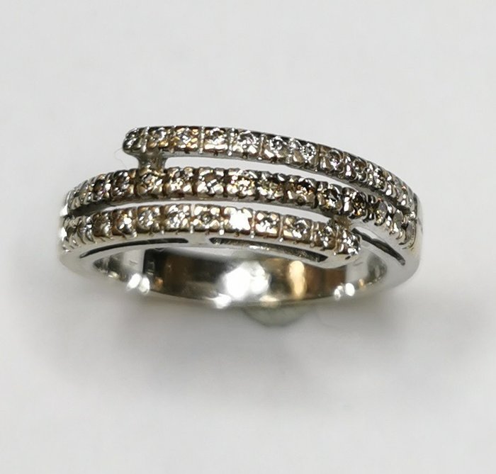 Image 3 of 18 kt. Gold - Ring - Diamonds