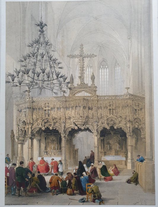Image 2 of Louis Haghe (1806-1885), after - Scenes in interiors of famous buildings in Belgium and Germany (3)