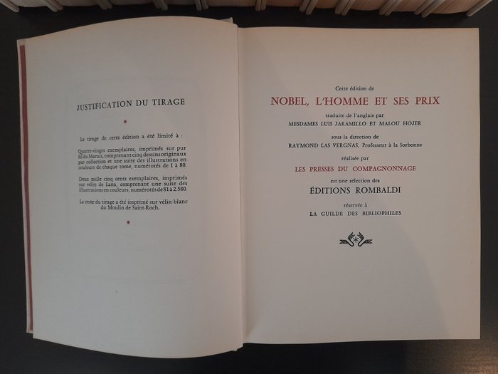 Image 3 of Gaston Barret / Met Ivers - Les Prix Nobel de la littérature [60 volumes] - 1960
