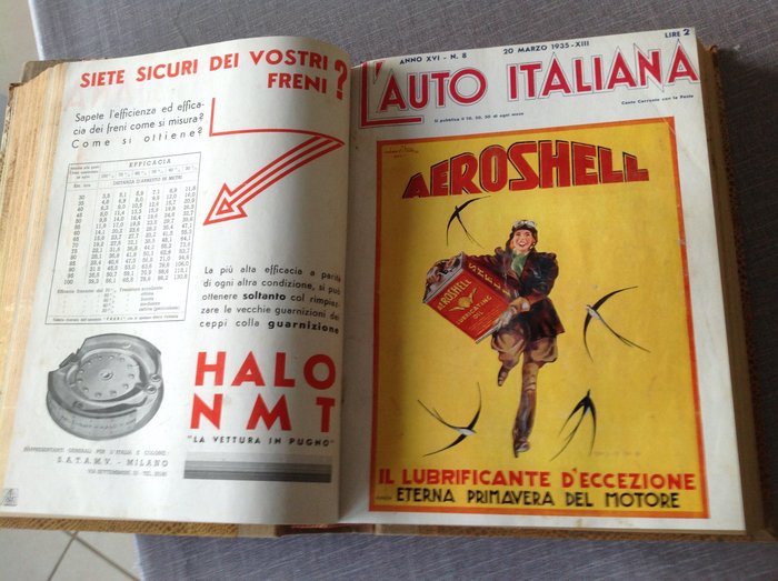 Image 2 of Books - L'Auto Italiana dal 10 Gennaio 1935 al 30 Maggio 1935 - L'Auto Italiana - 1930-1940