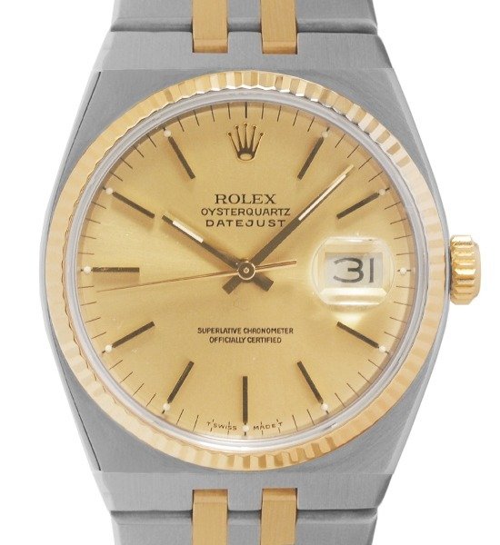 Preview of the first image of Rolex - Oysterquartz Datejust - 17013 - Men - 1980-1989.