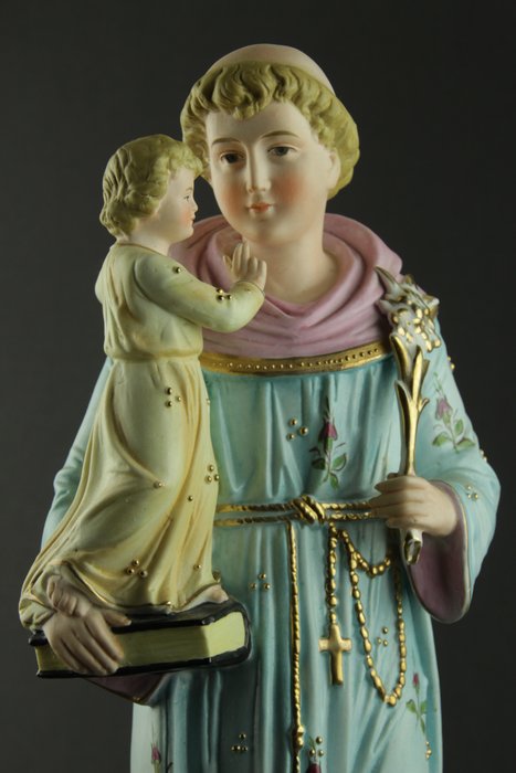 Preview of the first image of Saint Anthony of Padua - 44cm - Early 20th century.