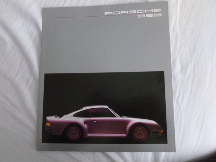 Image 2 of Brochures/catalogues - Original Porsche 959 sales brochure - Porsche