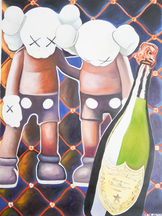 Preview of the first image of Lacrymal (1990) - Dom Perignon and KAWS.