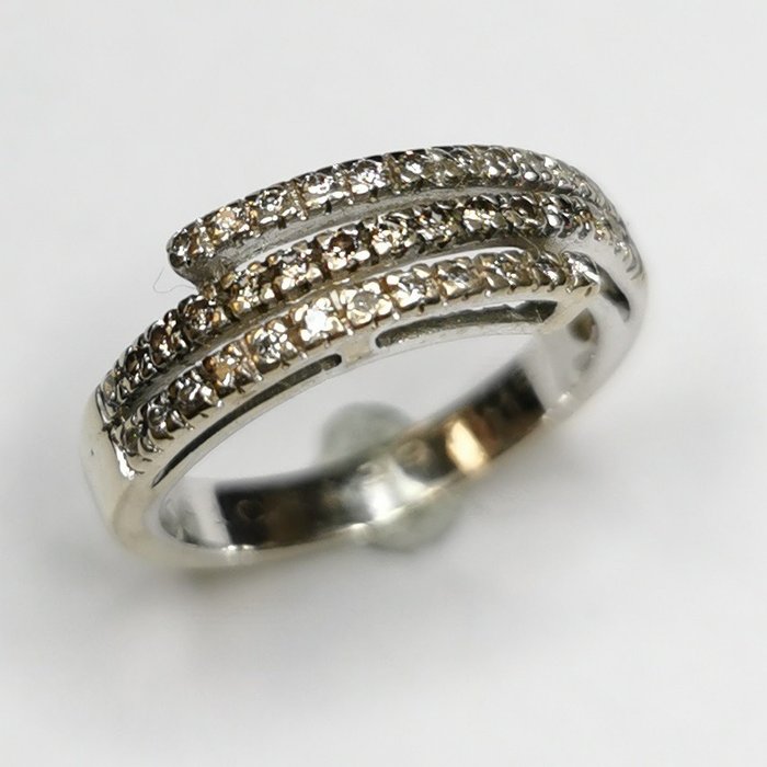 Image 2 of 18 kt. Gold - Ring - Diamonds