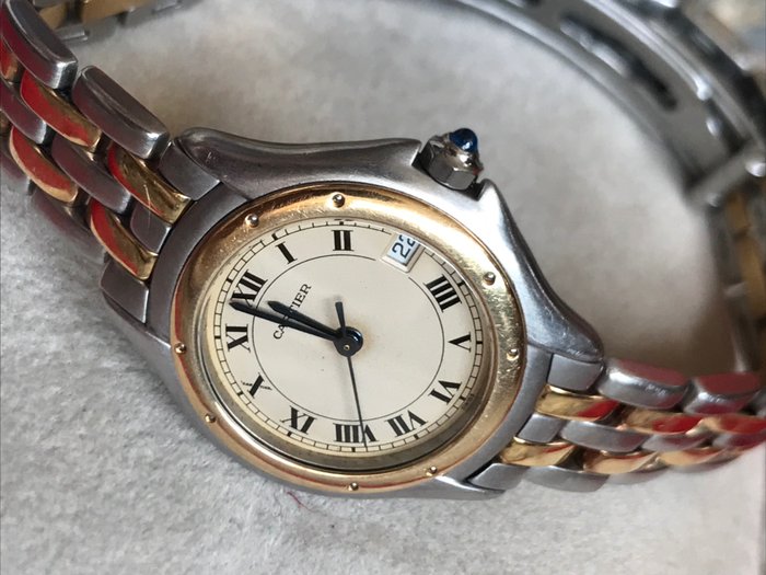 Preview of the first image of Cartier - Cougar Panthere - 119000R - Women - 1990-1999.
